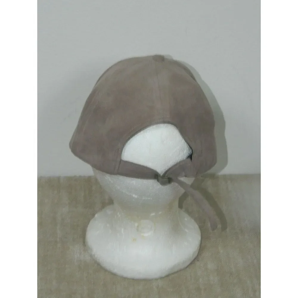 Wilfred Free Baseball‎ Cap One Size Unisex Beige Faux Suede Free Adjustable